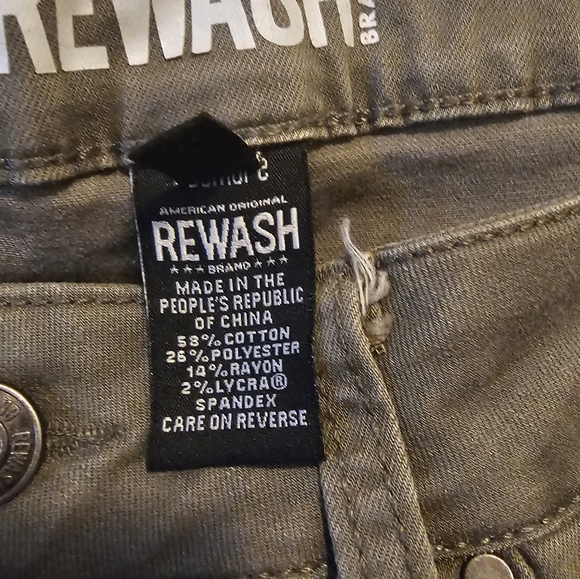 Rewash skinny jeans type pants - button up - Picture 4 of 7